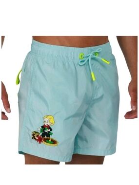 BAIN DE MER CATCH THE DOLLAR SWIMWEAR SWIM TRUNKS MEN LUXURY NWT NEW